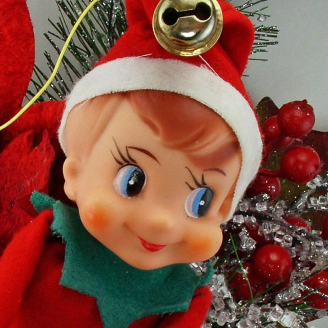 Pixie Elf Knee Hugger Christmas Doll