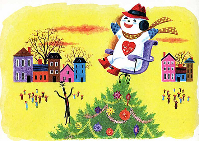 The Snowman with icecreams