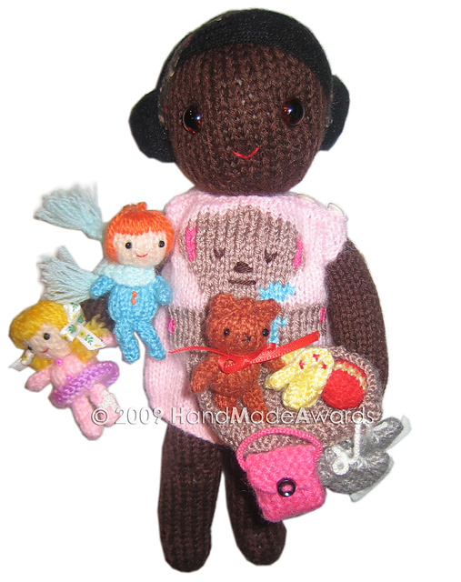 Amy with her Toys