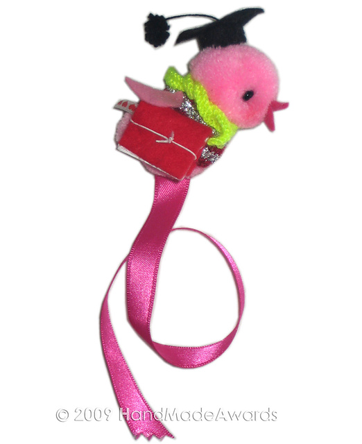 Easter Pink Birds Bookmarks