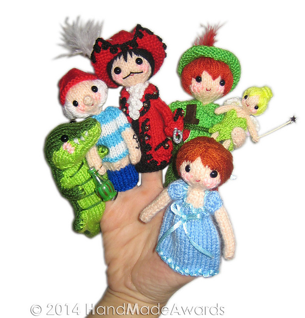 Ravelry: Peter Pan Finger Puppets pattern by Loly Fuertes