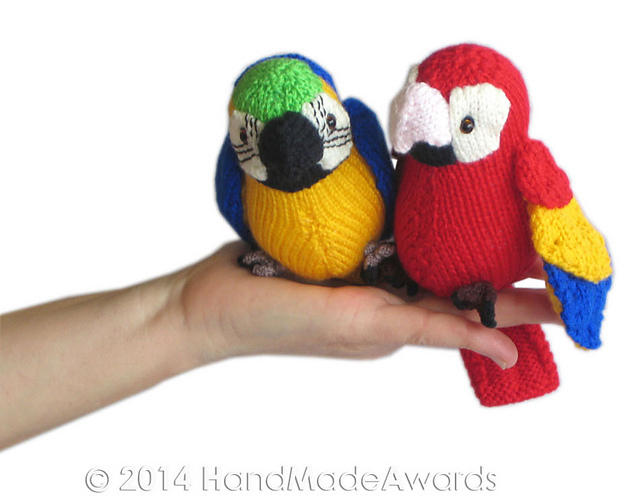 Salt the Red Little Parrot