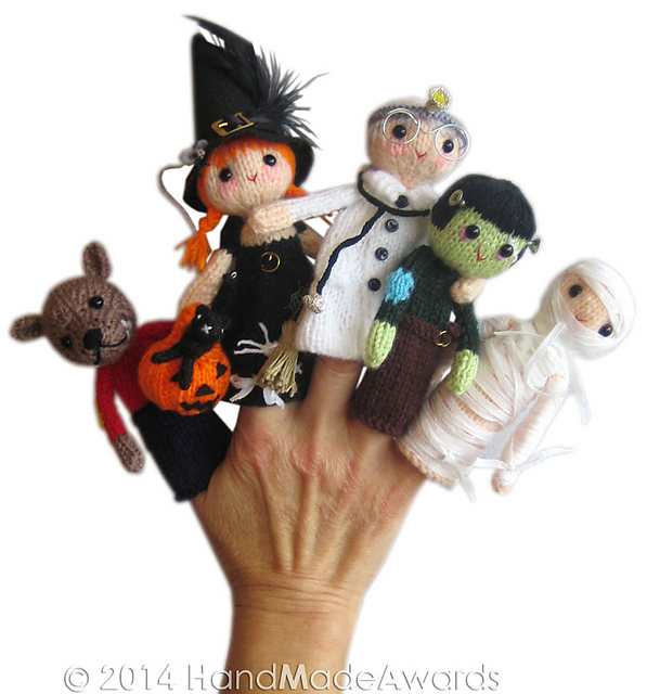 My Favourite Monsters Halloween Finger Puppets