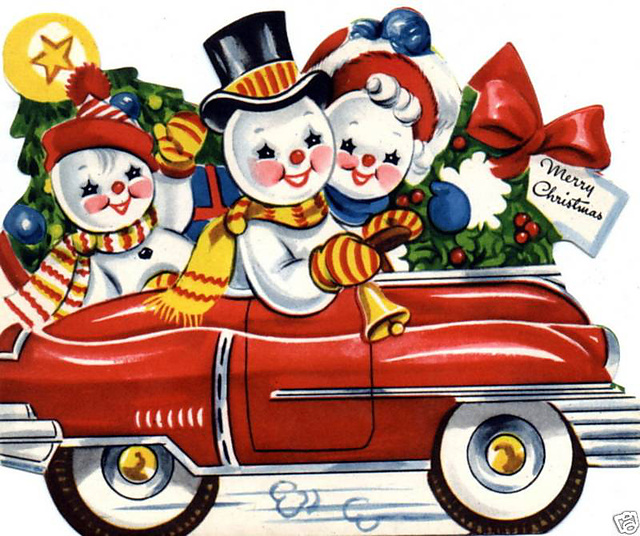 The Snow Family at Christmas
