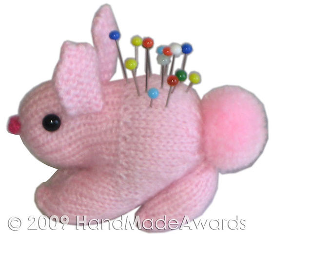 Pink Bunny Pincushion