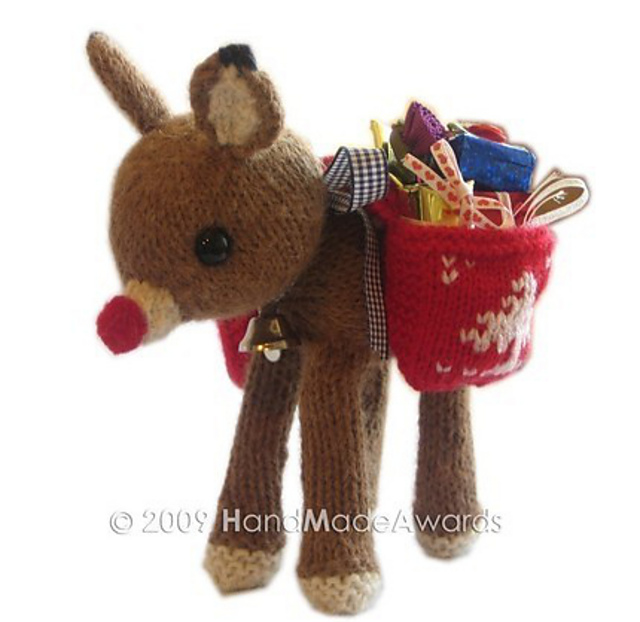 Christmas Rudolph Reindeer Crochet 