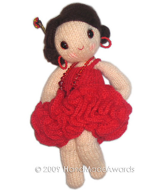 CARMEN the SPANISH Girly DOLL CROCHET