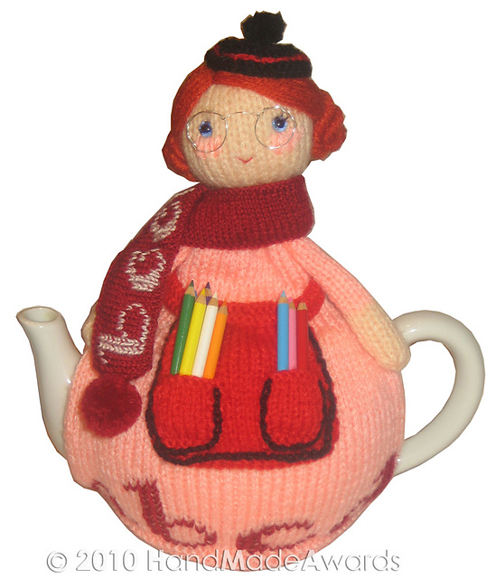 Ravelry: Kate the Librarian Tea Cosy pattern by Loly Fuertes