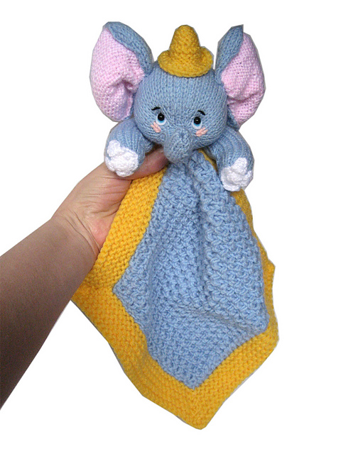 Baby Elephant Mini Blanket