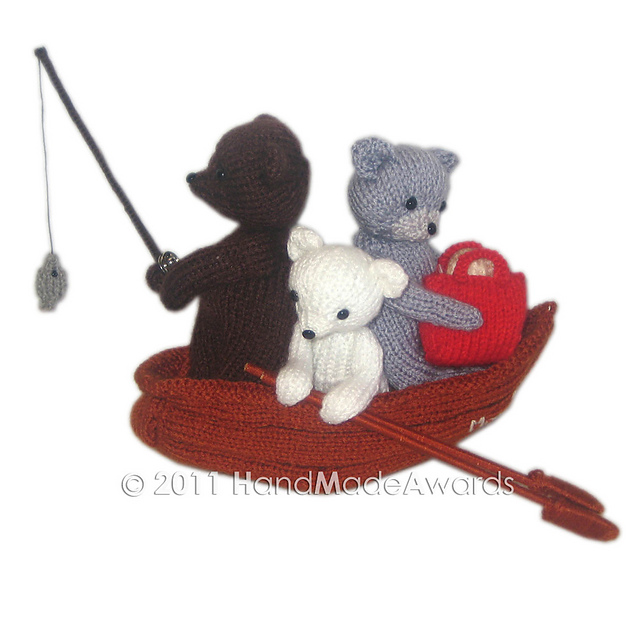 Three Bears going of Fishing