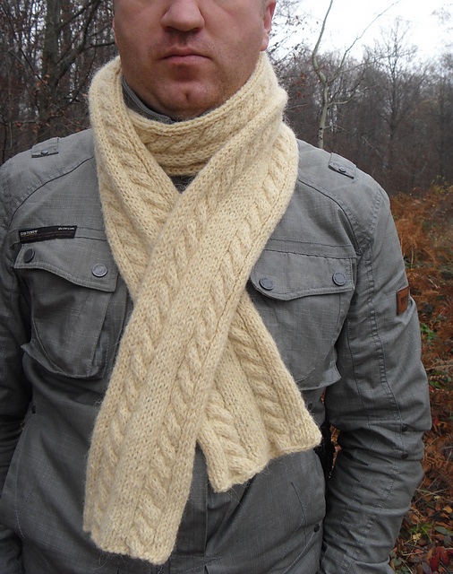 Cable Scarf