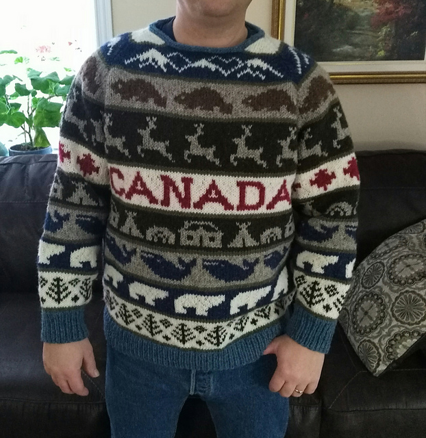 Collage for Canada Raglan Pullover