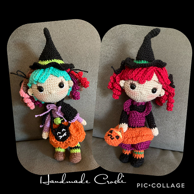 Halloween Amigurumi Girls