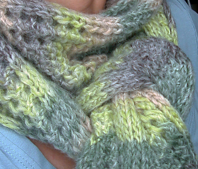 Scarf with Two Right Sides