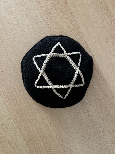 Ravelry: Star of David Kippah pattern by HandmadeKK