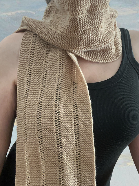 Ravelry: Easy Eyelet Scarf pattern by HandmadeKK