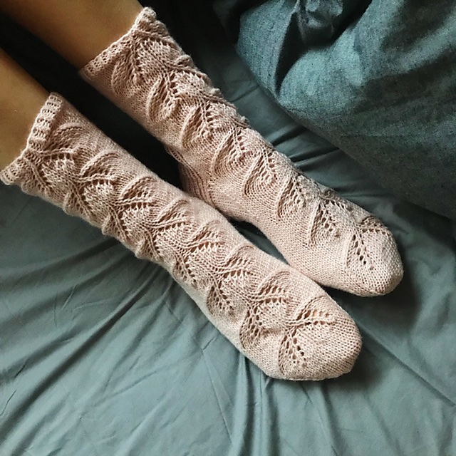 French Leaves Socks