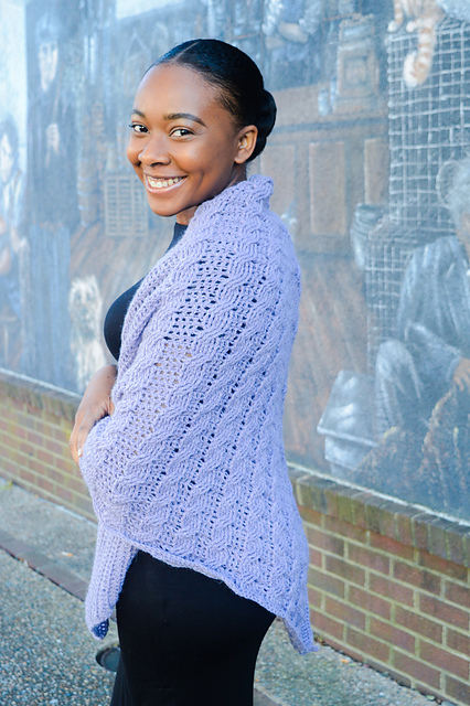For the Love of Cables Shawl