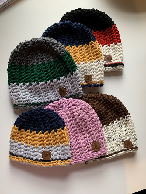 Knitlike chunky beanie