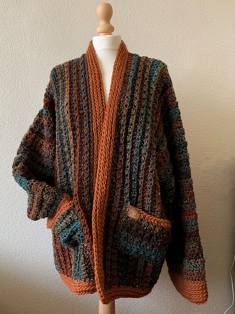Oversized chunky cardigan