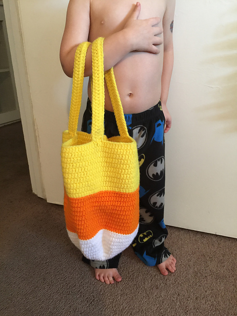 Candy corn bag