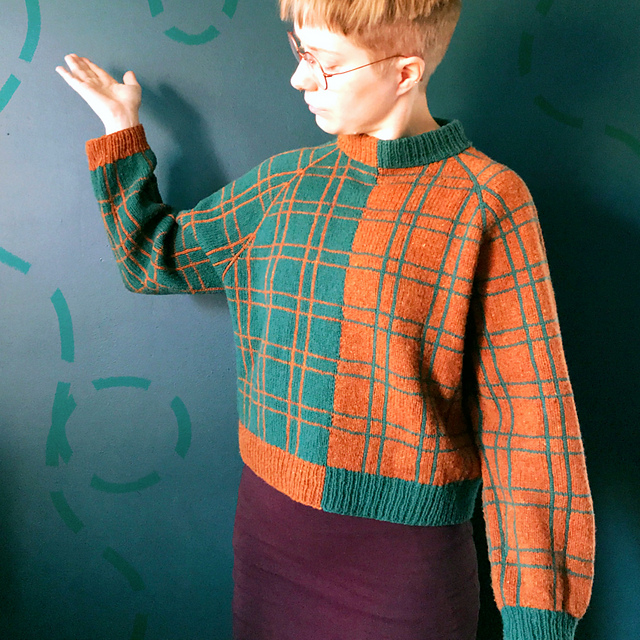 Ravelry: FiftyFifty pullover pattern by Sara Ottosson