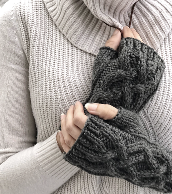 Celtic Fingerless Gloves