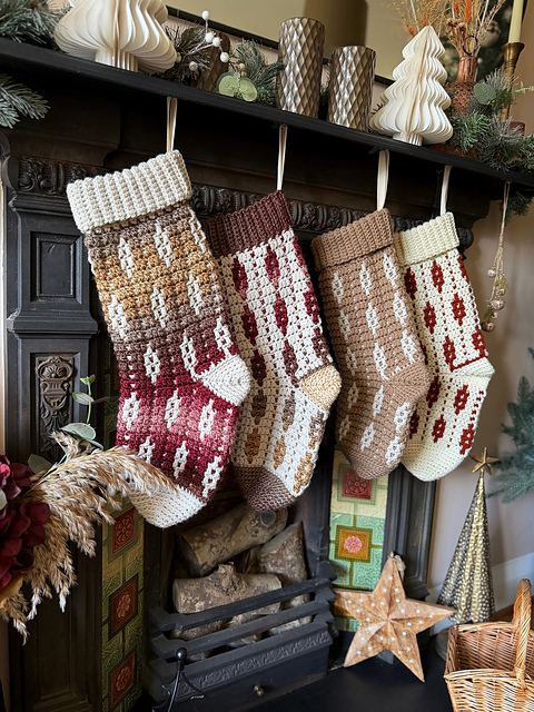 Starlight Mosaic Stocking