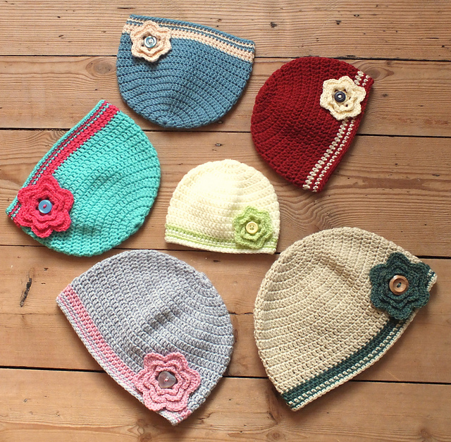 Flower Beanie Hat