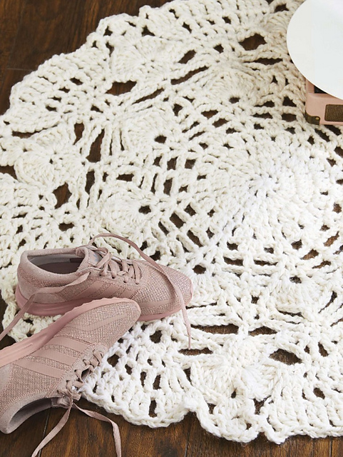 Winter Lace Rug