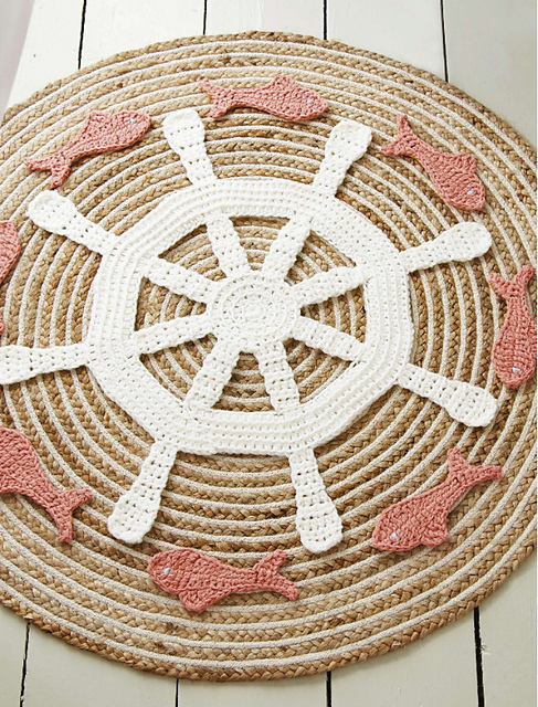 Ravelry: Nautical Rug pattern by Hannah Cross