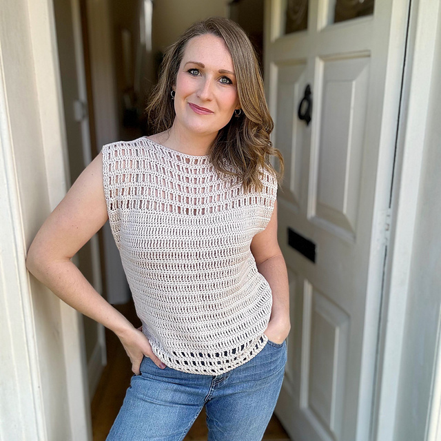 Ravelry: Eyelet Lace Tee pattern by Hannah Cross