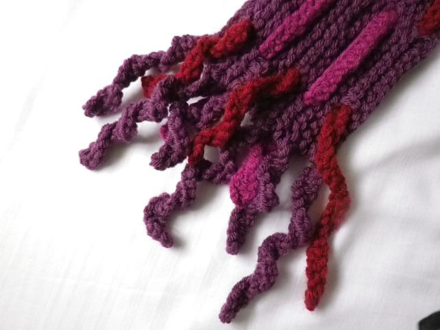 Mystery Stripey weave scarf