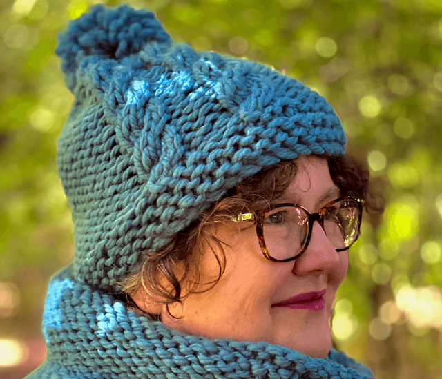 Big Cable Bobble Hat
