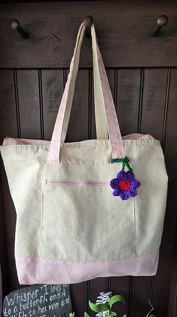 Flower Bag Charm