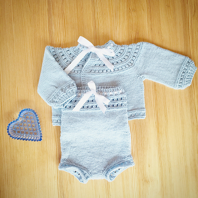 Oldemors babyjakke/Emma's baby cardi
