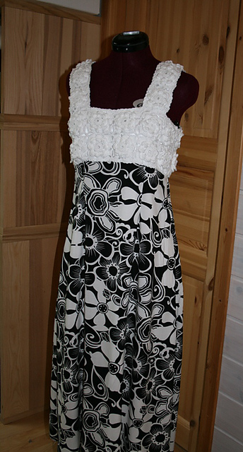 Kjole "Rose"-overdel