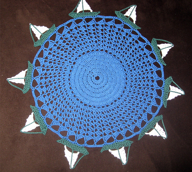 Sailing ... Sailing Doily