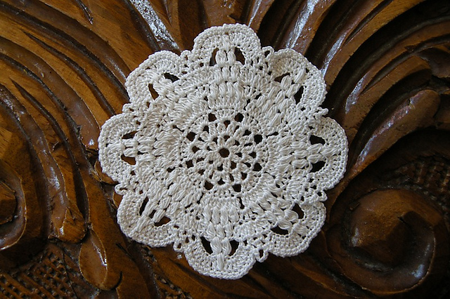 Strawberry doily