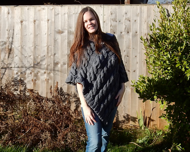 Cable Poncho