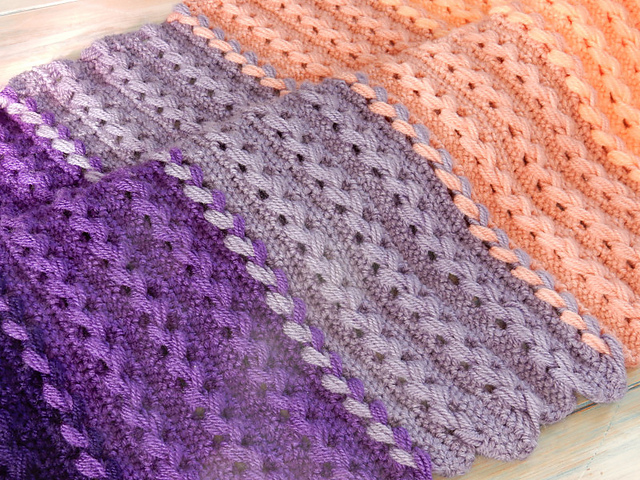 Loop Stitch Baby Blanket
