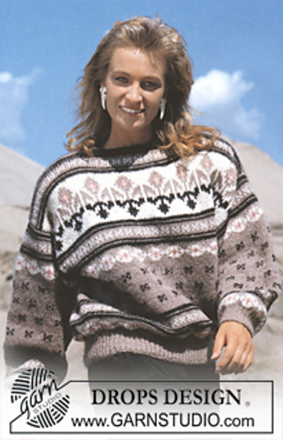 15-3 Jumper with pattern border