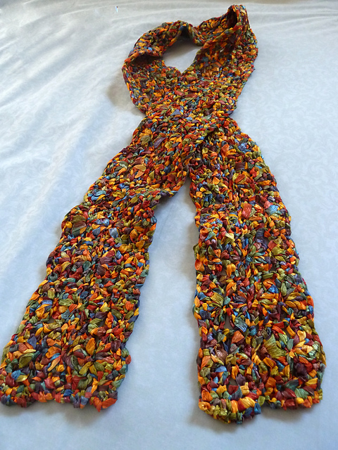 Blue-Jewels Scarf and Beret