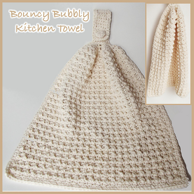 Bouncy Bubbly Kitchen Hand Towel