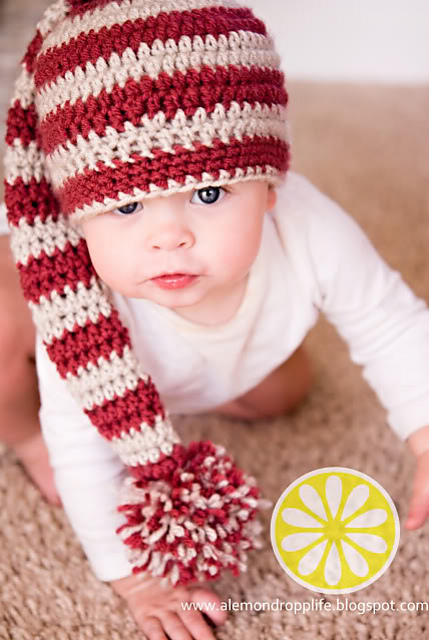 Long Tail Stripey Hat
