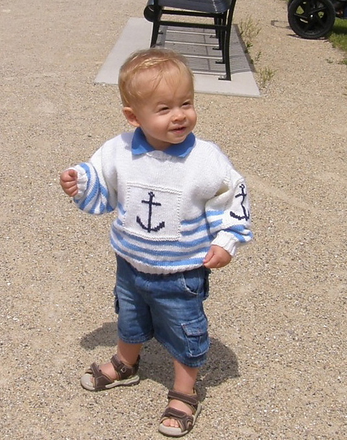 Design B - Anchor Sweater