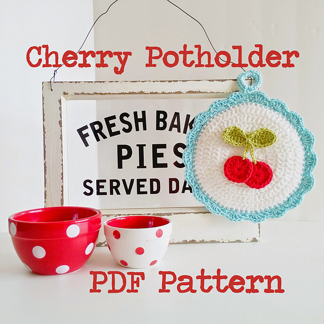 Cherry Potholder