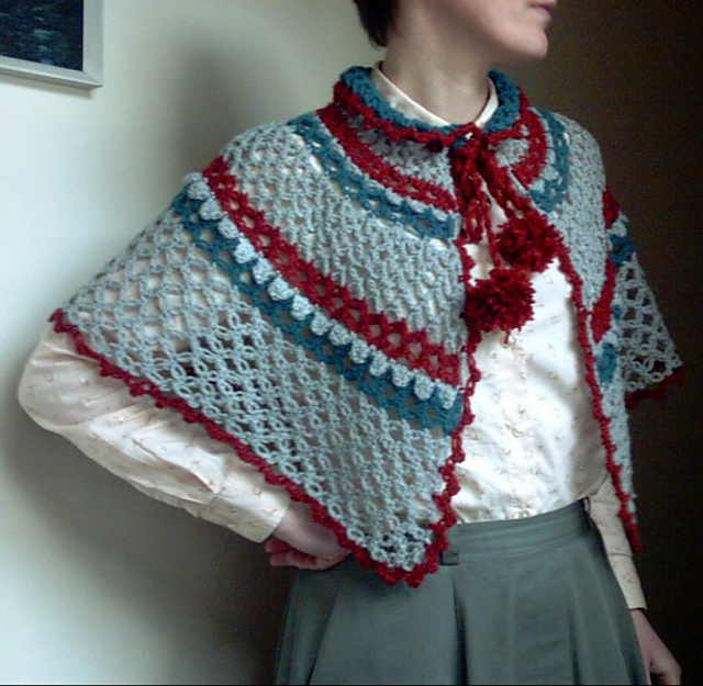 Crocheted Round Shawl