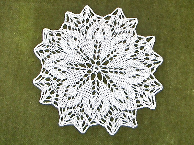 Mimosa Glass Doily