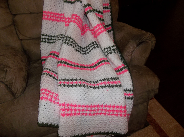 Pink Green White All Over